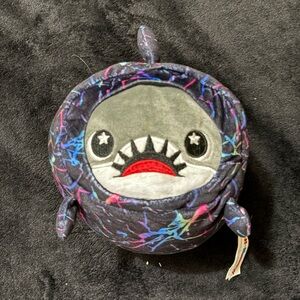 Galaxy Patterned Shark Plush Toy